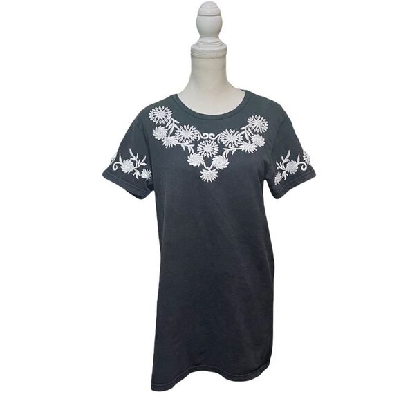 PacSun Tops - LA HEARTS EMBROIDERED TUNIC MINI DRESS BLACK LARGE
